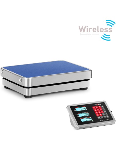 WiFi bevielės platforminės svarstyklės 100 kg / 0,01 g WiFi bevielės platforminės svarstyklės 100 kg / 0,01 g