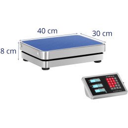 WiFi bevielės platforminės svarstyklės 100 kg / 0,01 g