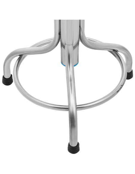 Laboratorinė taburetė iš nerūdijančio plieno 45-60 cm iki 150 kg Laboratorinė taburetė iš nerūdijančio plieno 45-60 cm iki 150 kg