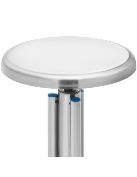 Laboratorinė taburetė iš nerūdijančio plieno 45-60 cm iki 150 kg Laboratorinė taburetė iš nerūdijančio plieno 45-60 cm iki 150 kg