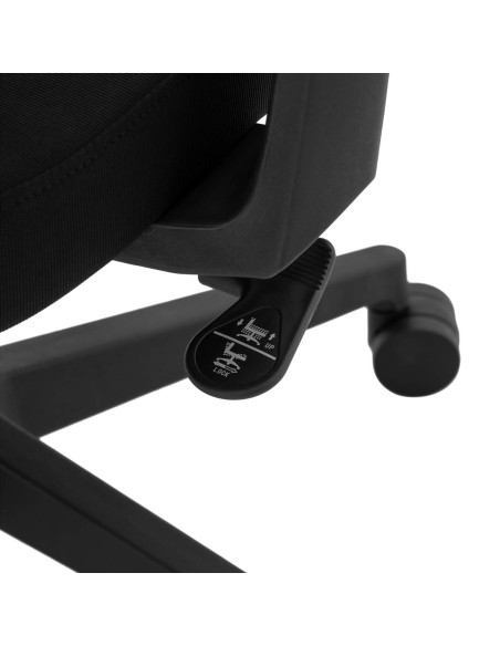 Ergonomiška biuro kėdė su tinkliniu atlošu, galvos atrama ir kabykla, aukštis 47-57 cm Ergonomiška biuro kėdė su tinkliniu atlošu, galvos atrama ir kabykla, aukštis 47-57 cm