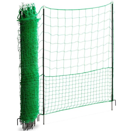 Tinklinė veislinė tvora vištoms vištoms 1,25 x 50 m Tinklinė veislinė tvora vištoms vištoms 1,25 x 50 m