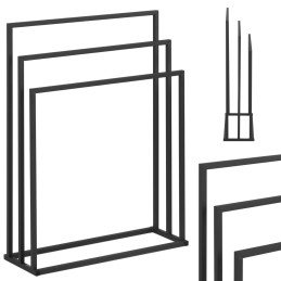Stovas 3 rankšluosčiams, laisvai pastatomas grindis PLIENAS 65 x 21,5 x 84 cm tamsiai pilka