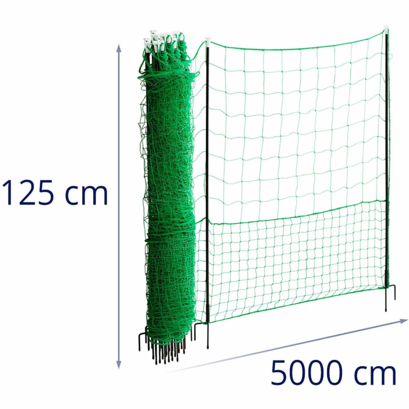 Tinklinė veislinė tvora vištoms vištoms 1,25 x 50 m