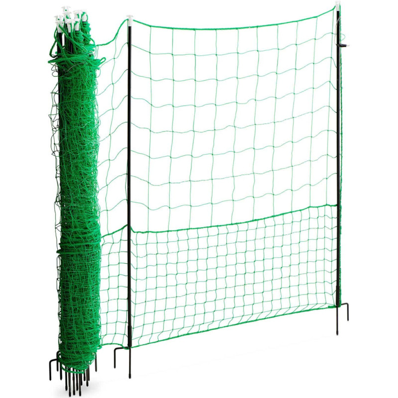 Elektrinė tinklinė tvorelė vištoms vištoms 1,25 x 25 m