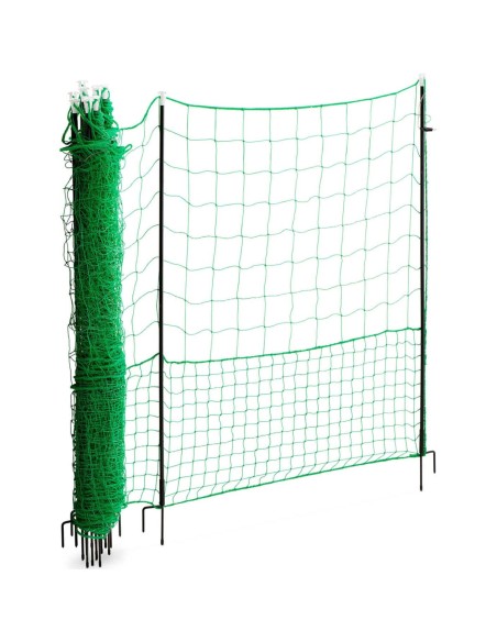 Elektrinė tinklinė tvorelė vištoms vištoms 1,25 x 25 m Elektrinė tinklinė tvorelė vištoms vištoms 1,25 x 25 m
