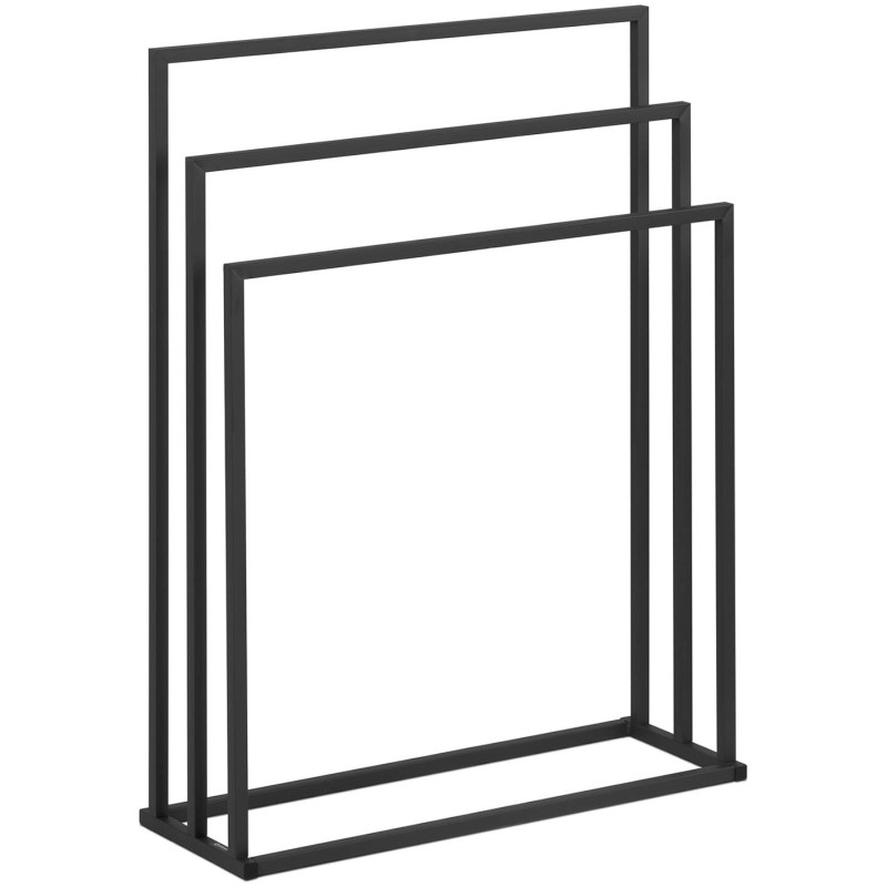Stovas 3 rankšluosčiams, laisvai pastatomas grindis PLIENAS 65 x 21,5 x 84 cm tamsiai pilka