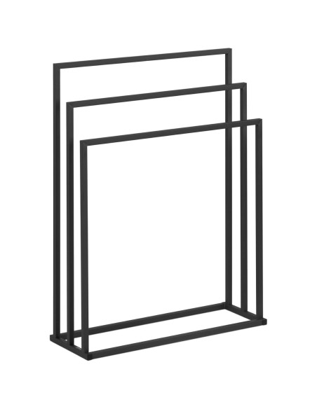 Stovas 3 rankšluosčiams, laisvai pastatomas grindis PLIENAS 65 x 21,5 x 84 cm tamsiai pilka Stovas 3 rankšluosčiams, laisvai pastatomas grindis PLIENAS 65 x 21,5 x 84 cm tamsiai pilka