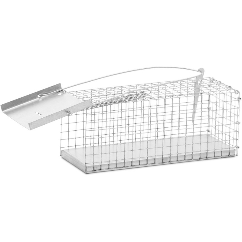 Gyvi gaudyklė žiurkėms, pelėms ir kitiems gyvūnams 27 x 12 x 12 cm, tinklelis 13 x 13 mm