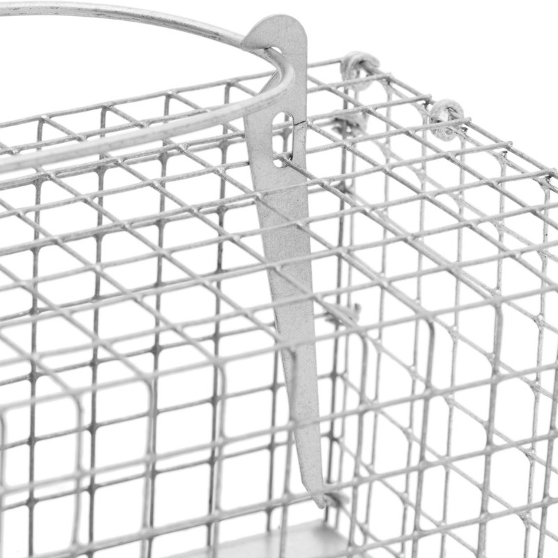 Gyvi gaudyklė žiurkėms, pelėms ir kitiems gyvūnams 27 x 12 x 12 cm, tinklelis 13 x 13 mm