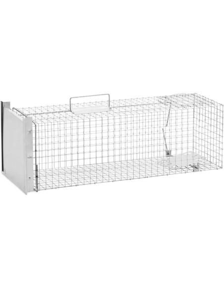 Gyvi spąstai kiaunėlėms, žiurkėms ir kitiems gyvūnams 82 x 26 x 26 cm, tinklelis 25 x 25 mm Gyvi spąstai kiaunėlėms, žiurkėms ir kitiems gyvūnams 82 x 26 x 26 cm, tinklelis 25 x 25 mm