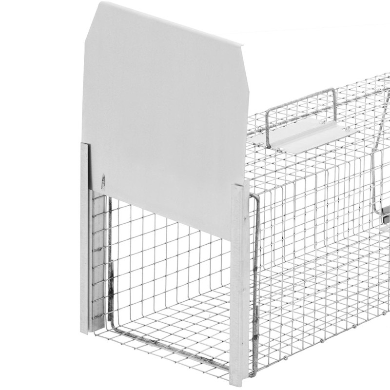 Gyvi spąstai kiaunėlėms, žiurkėms ir kitiems gyvūnams 82 x 26 x 26 cm, tinklelis 25 x 25 mm