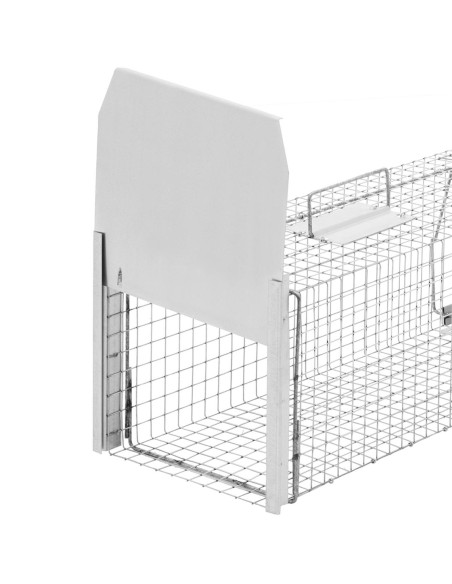 Gyvi spąstai kiaunėlėms, žiurkėms ir kitiems gyvūnams 82 x 26 x 26 cm, tinklelis 25 x 25 mm Gyvi spąstai kiaunėlėms, žiurkėms ir kitiems gyvūnams 82 x 26 x 26 cm, tinklelis 25 x 25 mm