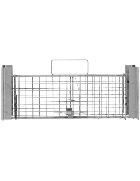 Gyvi spąstai kiaunėlėms žiurkėms gyvūnams dvipusiai 50 x 19 x 20 cm tinklelis 25 x 25 mm Gyvi spąstai kiaunėlėms žiurkėms gyvūnams dvipusiai 50 x 19 x 20 cm tinklelis 25 x 25 mm