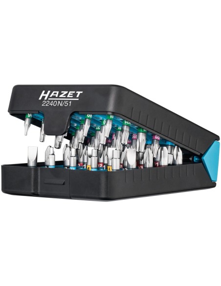 6,3 mm 1/4'' šešiakampių lizdų antgalių rinkinys - 37 vnt Hazet