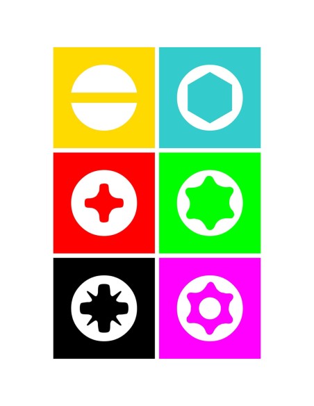 6,3 mm 1/4'' šešiakampių lizdų antgalių rinkinys - 37 vnt Hazet