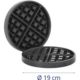 Apvalios vaflinės kaitinimo plokštės sk. 170 mm