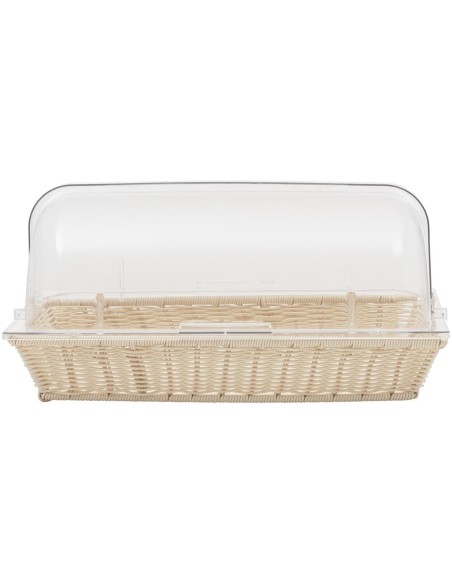 Stačiakampio formos duonos krepšelis su ritininiu dangteliu 535 x 325 x 250 mm Stačiakampio formos duonos krepšelis su ritininiu dangteliu 535 x 325 x 250 mm