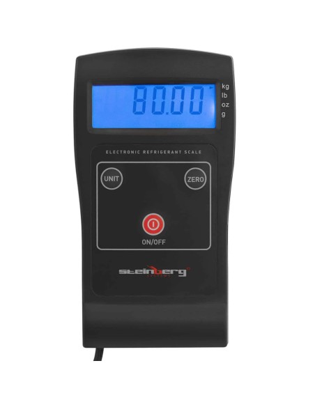 Elektroninės šaltnešio svarstyklės oro kondicionieriaus šaldymo LCD 80 / 0,02 kg Elektroninės šaltnešio svarstyklės oro kondicionieriaus šaldymo LCD 80 / 0,02 kg