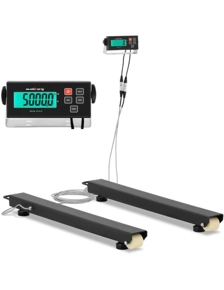 Slydimo sijos padėklų skalė LCD 5000 / 1 kg 1000 x 100 mm Slydimo sijos padėklų skalė LCD 5000 / 1 kg 1000 x 100 mm