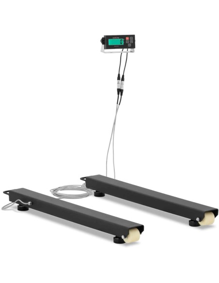 Slydimo sijos padėklų skalė LCD 5000 / 1 kg 1000 x 100 mm Slydimo sijos padėklų skalė LCD 5000 / 1 kg 1000 x 100 mm