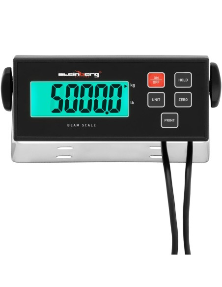 Slydimo sijos padėklų skalė LCD 5000 / 1 kg 1000 x 100 mm Slydimo sijos padėklų skalė LCD 5000 / 1 kg 1000 x 100 mm