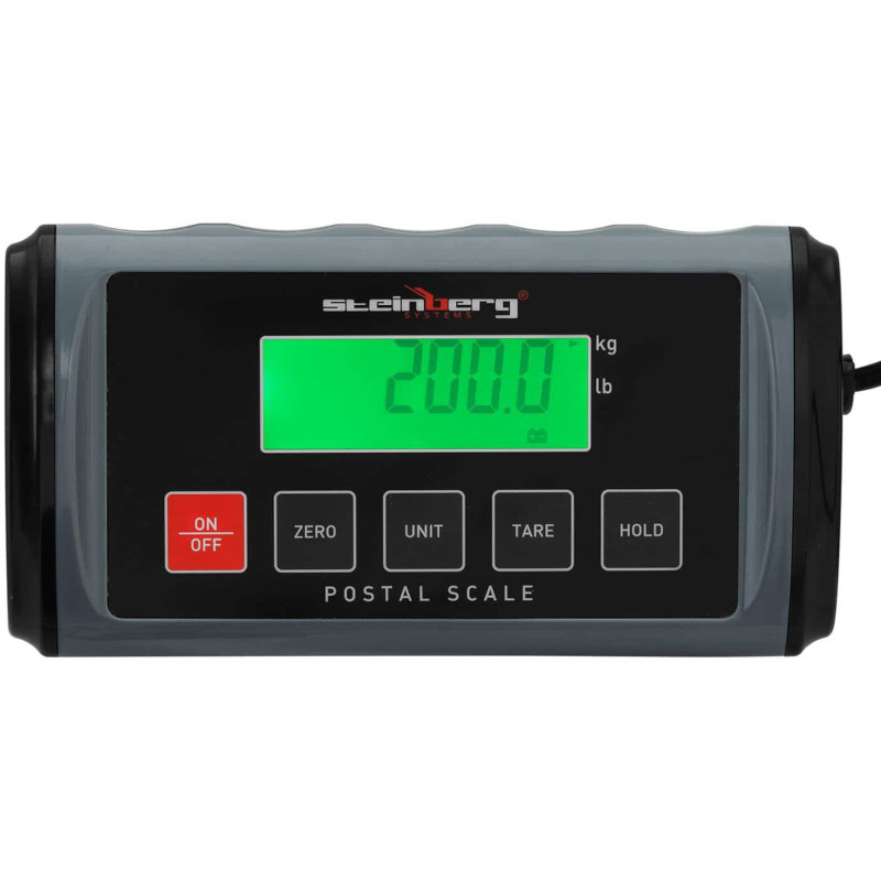 LCD pašto siuntinių svarstyklės 31 x 32 cm 200 kg / 0,1 kg