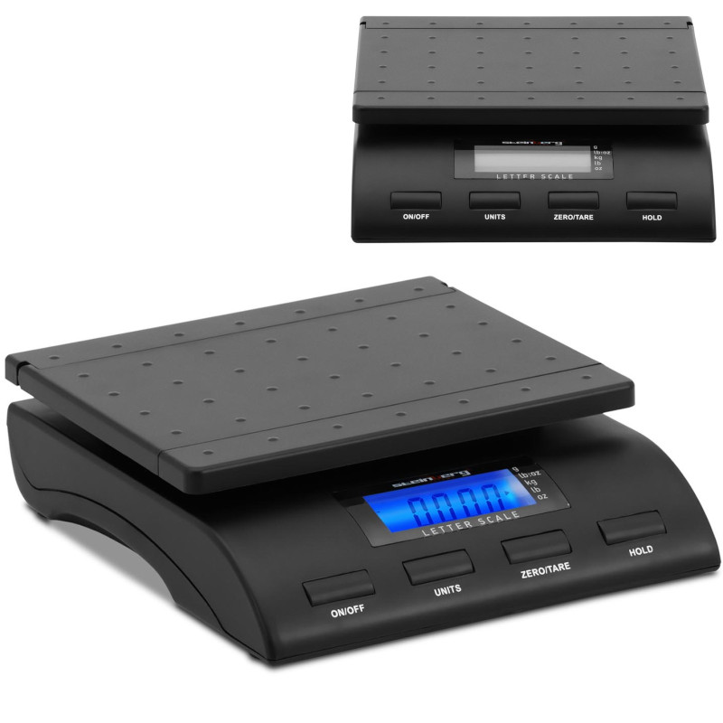 Pašto svarstyklės laiškų siuntiniams LCD 18 x 22 cm 40 kg / 5 g Pašto svarstyklės laiškų siuntiniams LCD 18 x 22 cm 40 kg / 5 g