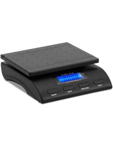 Pašto svarstyklės laiškų siuntiniams LCD 18 x 22 cm 40 kg / 5 g Pašto svarstyklės laiškų siuntiniams LCD 18 x 22 cm 40 kg / 5 g