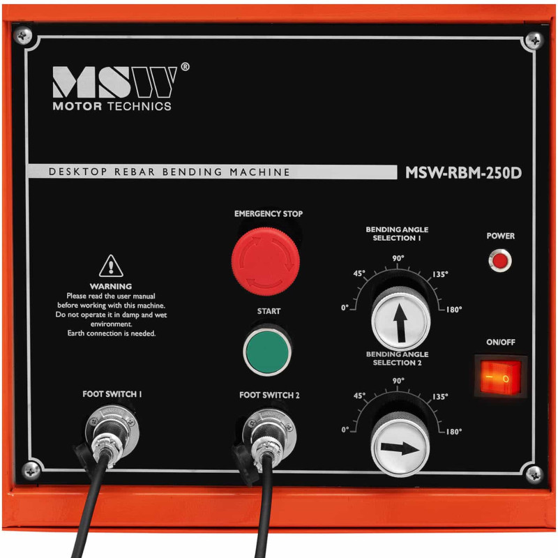 Elektrinis strypo lankstiklis 2 pėdų pedalai 25 mm 180 laipsnių