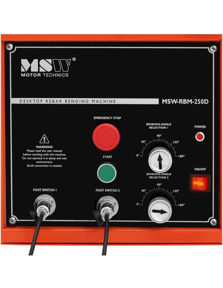 Elektrinis strypo lankstiklis 2 pėdų pedalai 25 mm 180 laipsnių