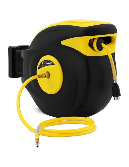 Žarna Pneumatinė slėgio žarna ant ritės, automatinis būgnas 18 bar 30 m + 2 m Žarna Pneumatinė slėgio žarna ant ritės, automatinis būgnas 18 bar 30 m + 2 m
