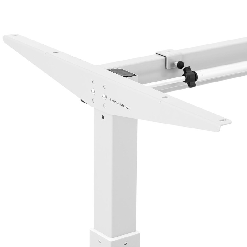 Stalo rėmas su elektriniu aukščio reguliavimu 73-123 cm iki 80 kg BALTAS
