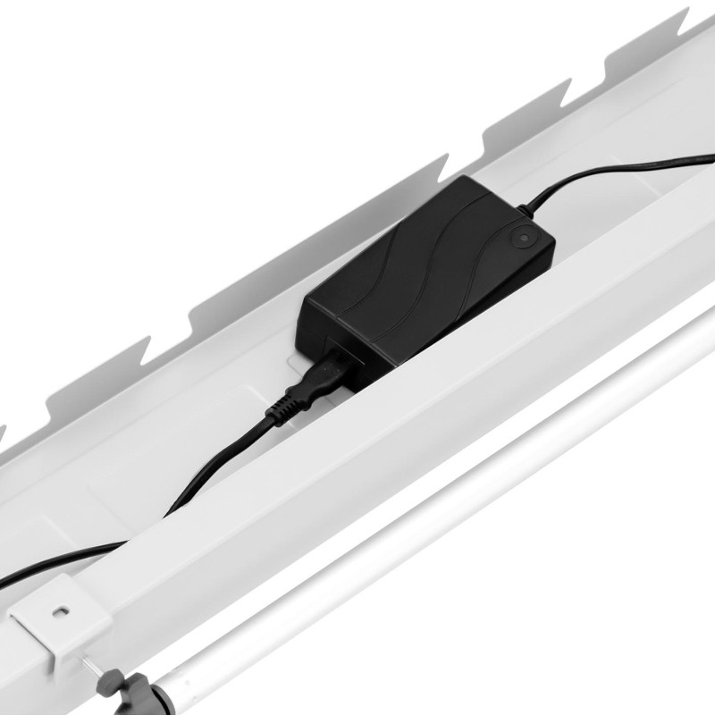 Stalo rėmas su elektriniu aukščio reguliavimu 73-123 cm iki 80 kg BALTAS