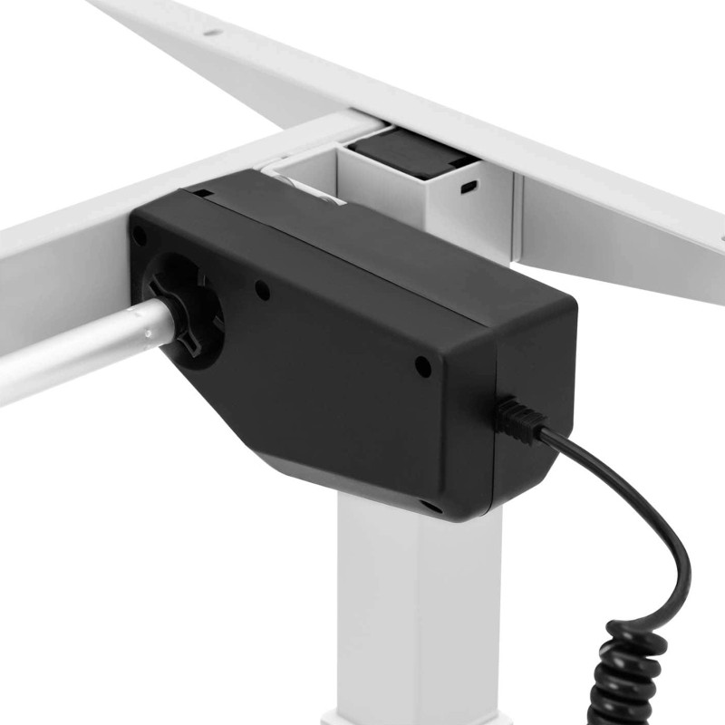 Stalo rėmas su elektriniu aukščio reguliavimu 73-123 cm iki 80 kg BALTAS