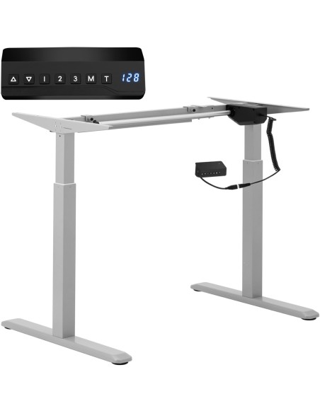 Stalo rėmas su elektriniu aukščio reguliavimu 73-123 cm iki 80 kg GREY