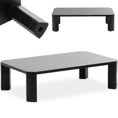 Nešiojamojo kompiuterio monitoriaus lentynos stovas su reguliuojamu aukščiu 40/70/100/130 mm Nešiojamojo kompiuterio monitoriaus lentynos stovas su reguliuojamu aukščiu 40/70/100/130 mm