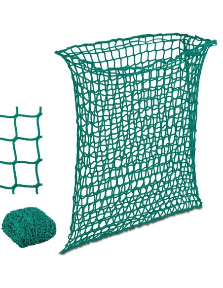 Šieno tinklo tiektuvas arkliams asilams mulams tinklelis 45 x 45 mm 100 x 90 cm