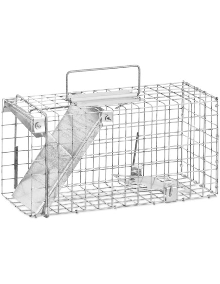 Gyvi spąstai kiaunei žiurkėms lapėms 35 x 17 x 20 cm tinklelis 25 x 25 mm Gyvi spąstai kiaunei žiurkėms lapėms 35 x 17 x 20 cm tinklelis 25 x 25 mm