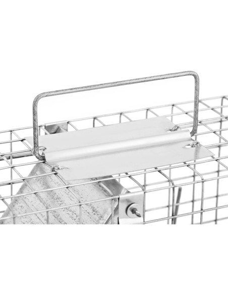 Gyvi spąstai kiaunei žiurkėms lapėms 35 x 17 x 20 cm tinklelis 25 x 25 mm Gyvi spąstai kiaunei žiurkėms lapėms 35 x 17 x 20 cm tinklelis 25 x 25 mm