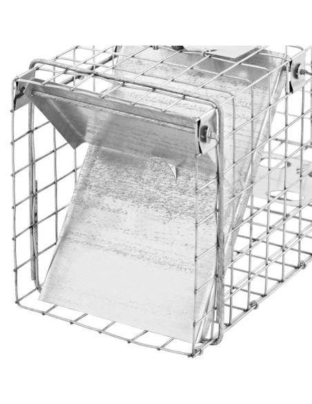 Gyvi spąstai kiaunei žiurkėms lapėms 35 x 17 x 20 cm tinklelis 25 x 25 mm Gyvi spąstai kiaunei žiurkėms lapėms 35 x 17 x 20 cm tinklelis 25 x 25 mm