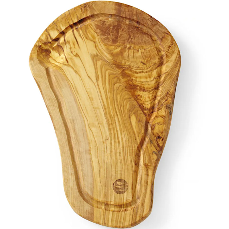 Serviravimo lenta iš alyvmedžio su grioveliu 300 x 210 x 18 mm - Hendi 505199