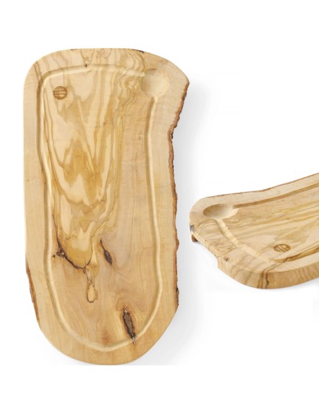 Serviravimo lenta iš alyvmedžio su grioveliu 400 x 250 x 18 mm - Hendi 505212 Serviravimo lenta iš alyvmedžio su grioveliu 400 x 250 x 18 mm - Hendi 505212