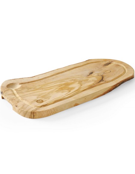 Serviravimo lenta iš alyvmedžio su grioveliu 400 x 250 x 18 mm - Hendi 505212 Serviravimo lenta iš alyvmedžio su grioveliu 400 x 250 x 18 mm - Hendi 505212