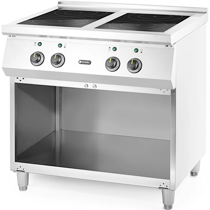 Atskirai pastatoma 4 degiklių elektrinė indukcinė viryklė 400 V 17000 W - Hendi 237687