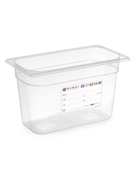 Polipropileno konteineris GN 1/3 H 150 mm - Hendi 880265