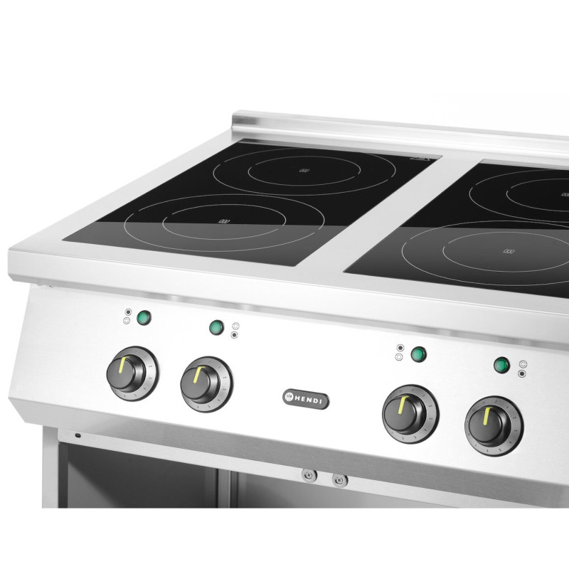 Atskirai pastatoma 4 degiklių elektrinė indukcinė viryklė 400 V 17000 W - Hendi 237687
