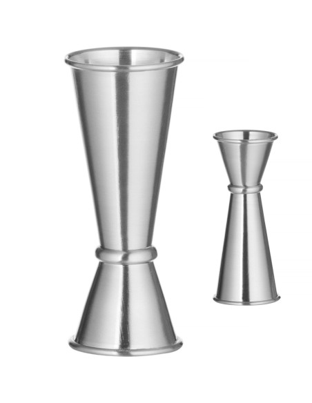 Dvipusis baro matas kokteiliams 25 ml 50 ml