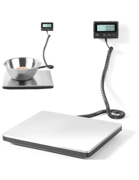 Skaitmeninės gastronominės svarstyklės iki 200 kg / 10 g - Hendi 580462