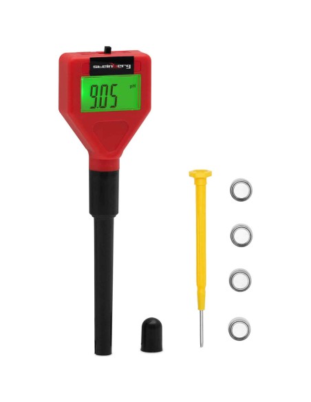 Rūgšties matuoklio matuoklio pH testeris su LCD zondu 0-14 pH